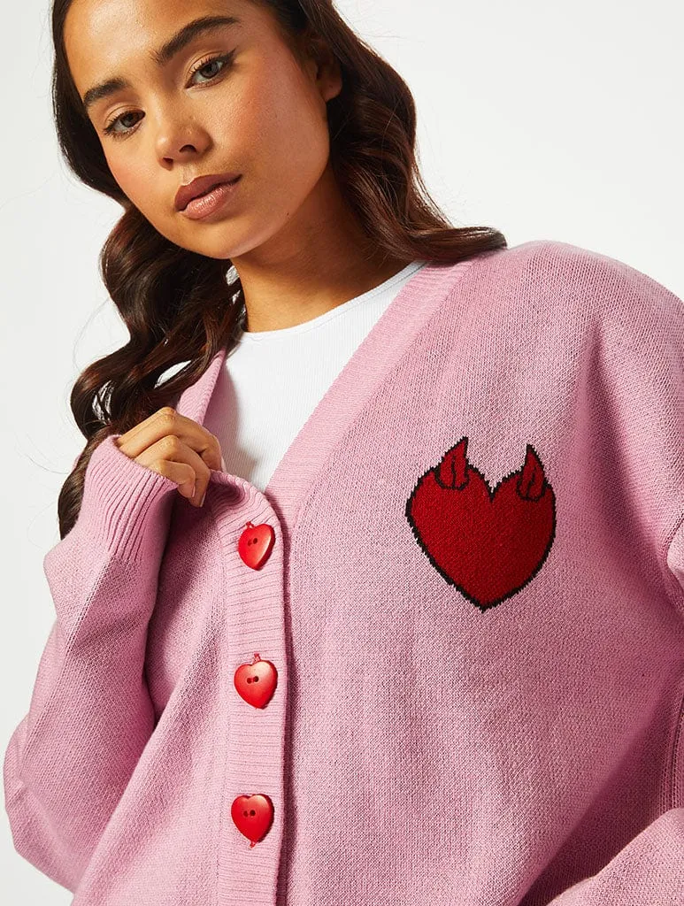 Romance Is Dead Knitted Cardigan sold by Skinnydip London product image thumbnail 4