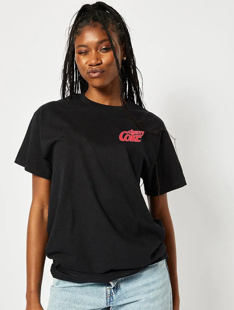 Cherry Coke Outrageous T-Shirt In Black sold by Skinnydip London product image thumbnail 2