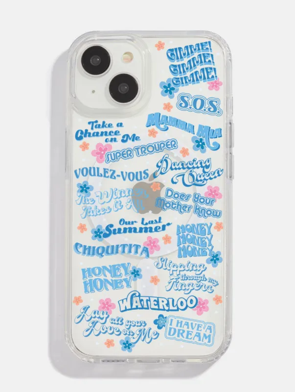 ABBA Songs MagSafe iPhone Case sold by Skinnydip London