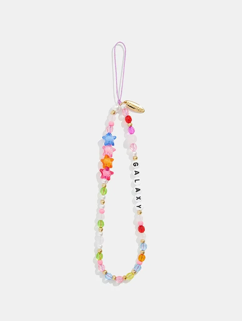 Galaxy Beaded Phone Strap sold by Skinnydip London
