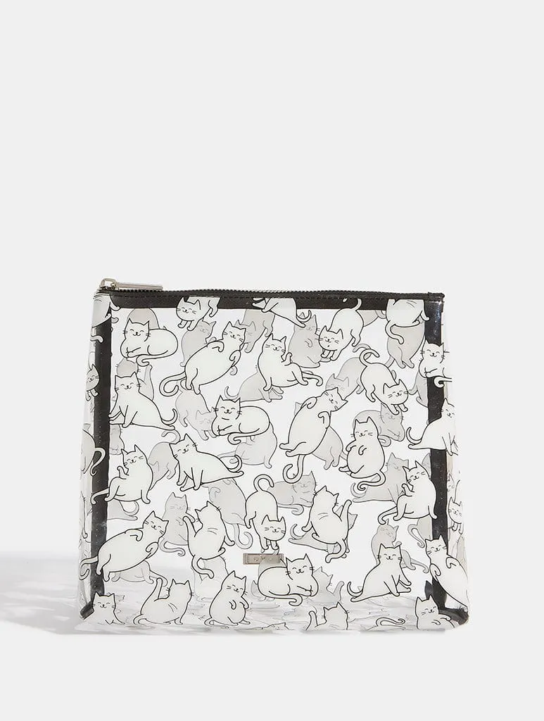 Cool Cat Wash Bag sold by Skinnydip London
