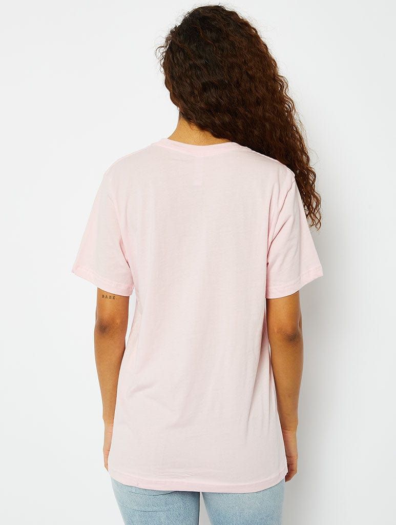 Barbie x Skinnydip Beverley Hills Sports Club Pink T-Shirt sold by Skinnydip London product image thumbnail 2