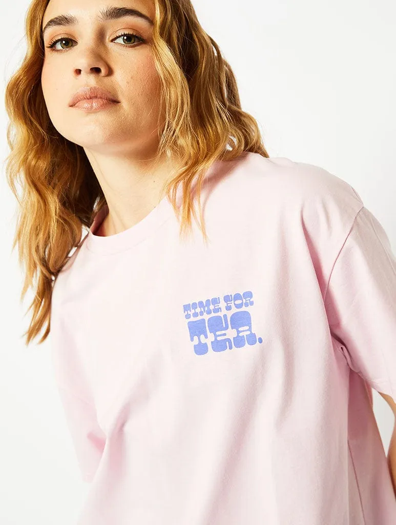 Disney Alice In Wonderland You're My Cup Of Tea Pink T-Shirt sold by Skinnydip London