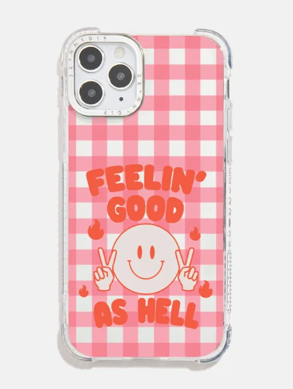 Hollie Graphik x Skinnydip Feelin' Good As Hell Shock iPhone Case sold by Skinnydip London