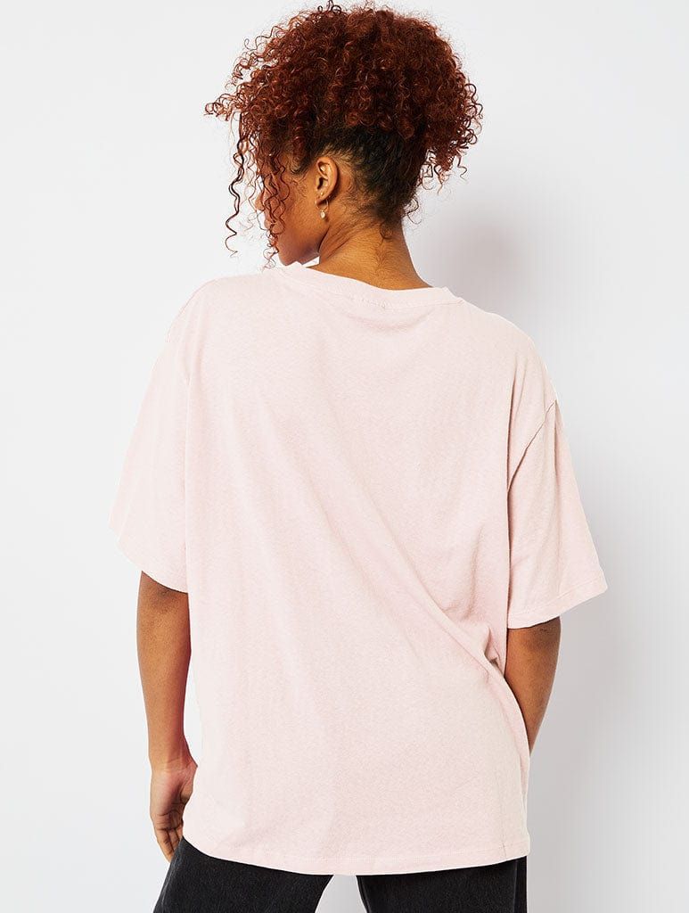 Unathletic Pink T-Shirt sold by Skinnydip London product image thumbnail 2