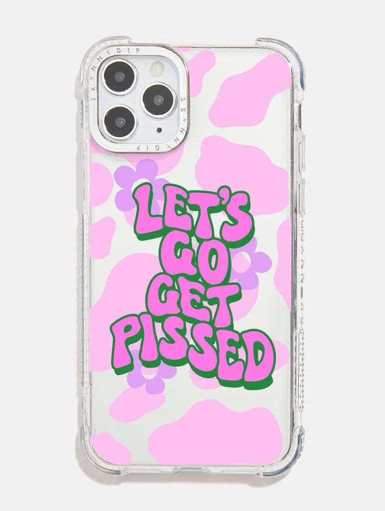 Printed Weird x Skinnydip Lets Get Pissed Shock iPhone Case sold by Skinnydip London