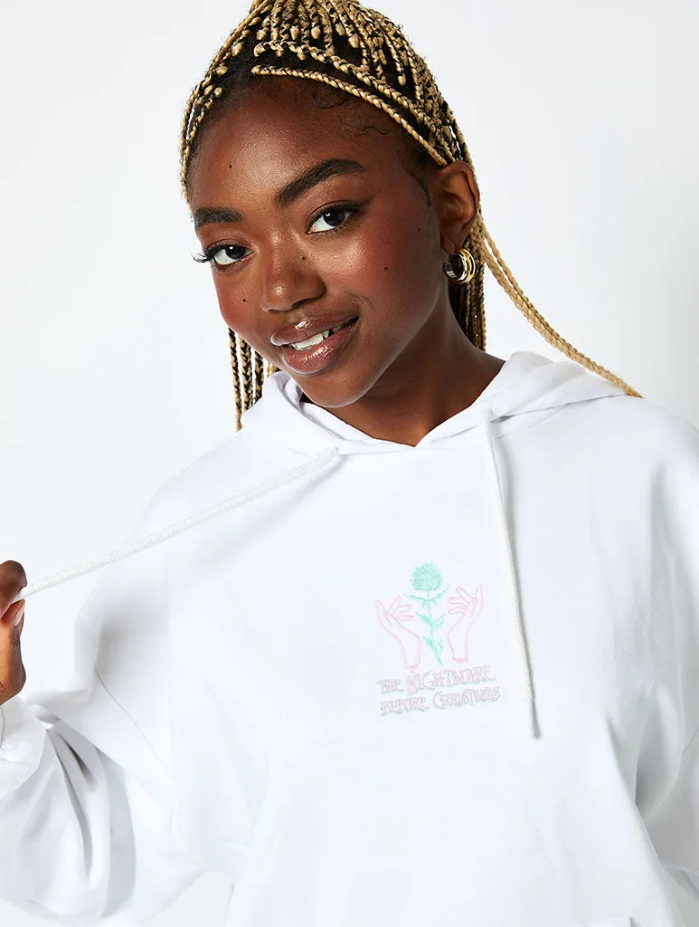 Disney The Nightmare Before Christmas Hoodie in White sold by Skinnydip London product image thumbnail 2