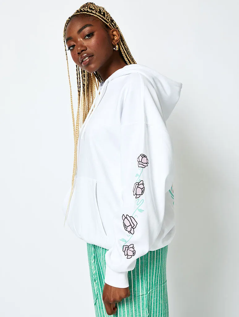 Disney The Nightmare Before Christmas Hoodie in White sold by Skinnydip London product image thumbnail 4