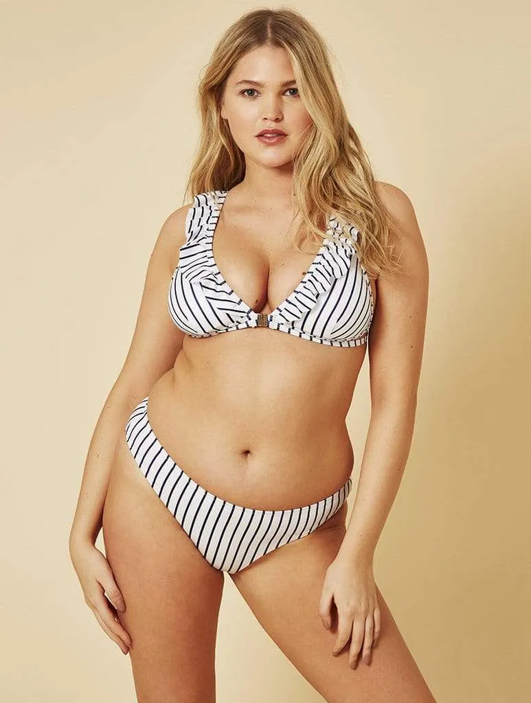 Cannes Navy Stripe Bikini Bottoms sold by Skinnydip London product image thumbnail 5