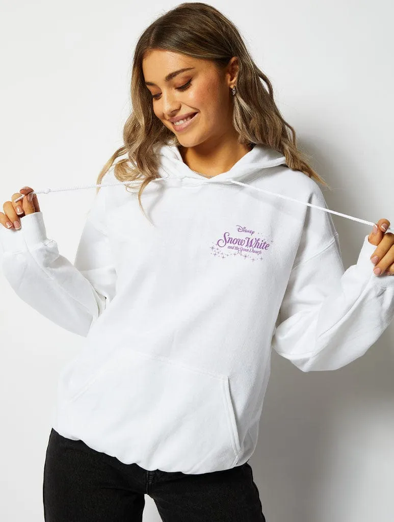 Disney Snow Poster Hoodie in White sold by Skinnydip London product image thumbnail 2