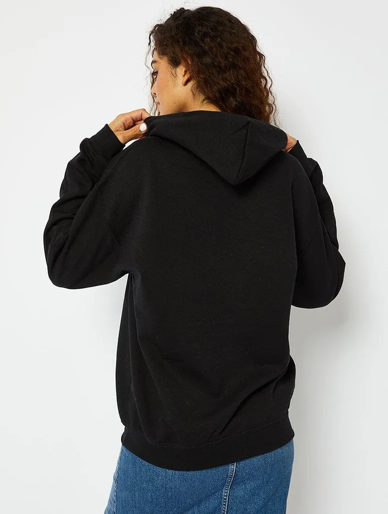 PowerPuff Girls x Skinnydip Retro Print Hoodie in Black sold by Skinnydip London product image thumbnail 2