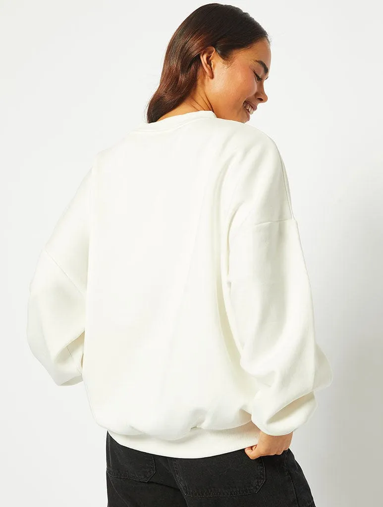 Miffy x Skinnydip Ecru Sweatshirt sold by Skinnydip London product image thumbnail 3