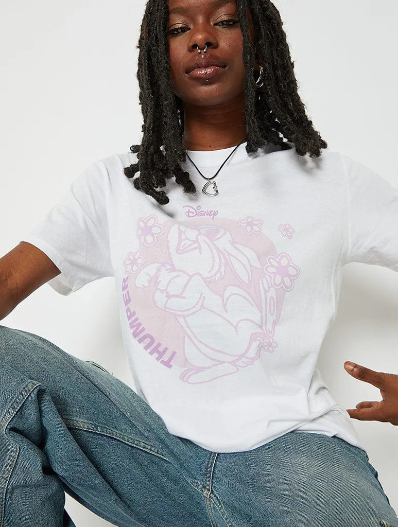 Disney Thumper Graphic T-Shirt sold by Skinnydip London product image thumbnail 2