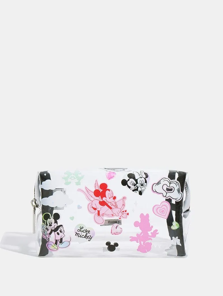 Disney Mickey In Love Makeup Bag sold by Skinnydip London