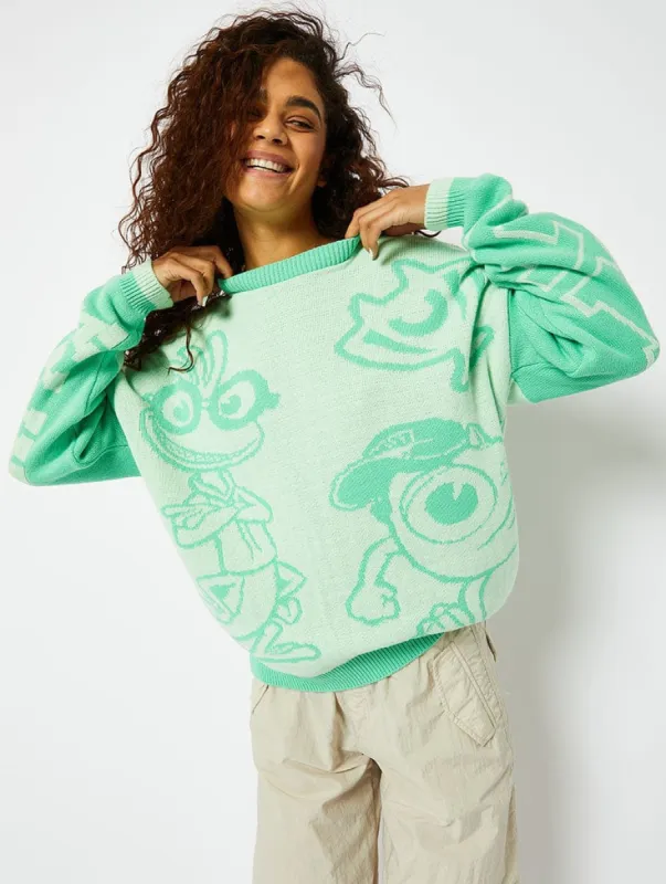 Disney Monsters University Knitted Jumper sold by Skinnydip London