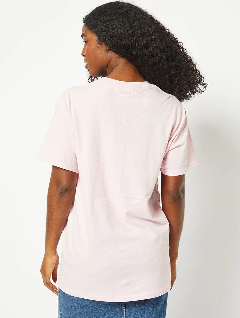 Go to Hell T-Shirt in Pink sold by Skinnydip London product image thumbnail 3