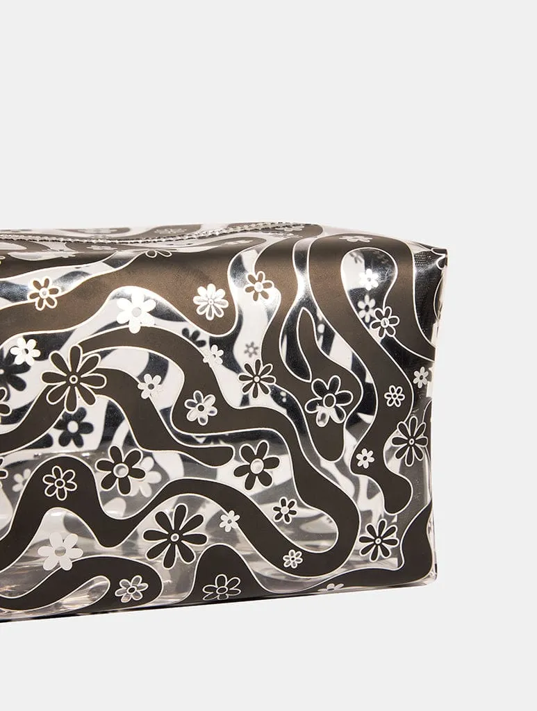 Floral Swirl Makeup Bag sold by Skinnydip London product image thumbnail 2