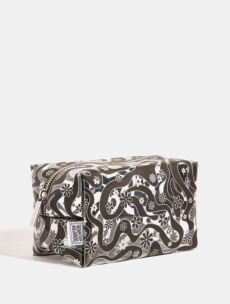 Floral Swirl Makeup Bag sold by Skinnydip London product image thumbnail 4