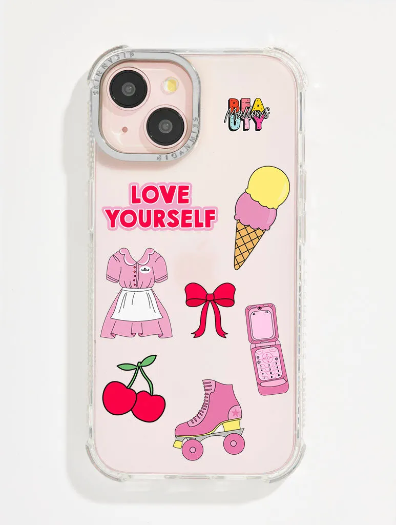 Mallows Beauty x Skinnydip Pink Sticker Shock iPhone Case sold by Skinnydip London