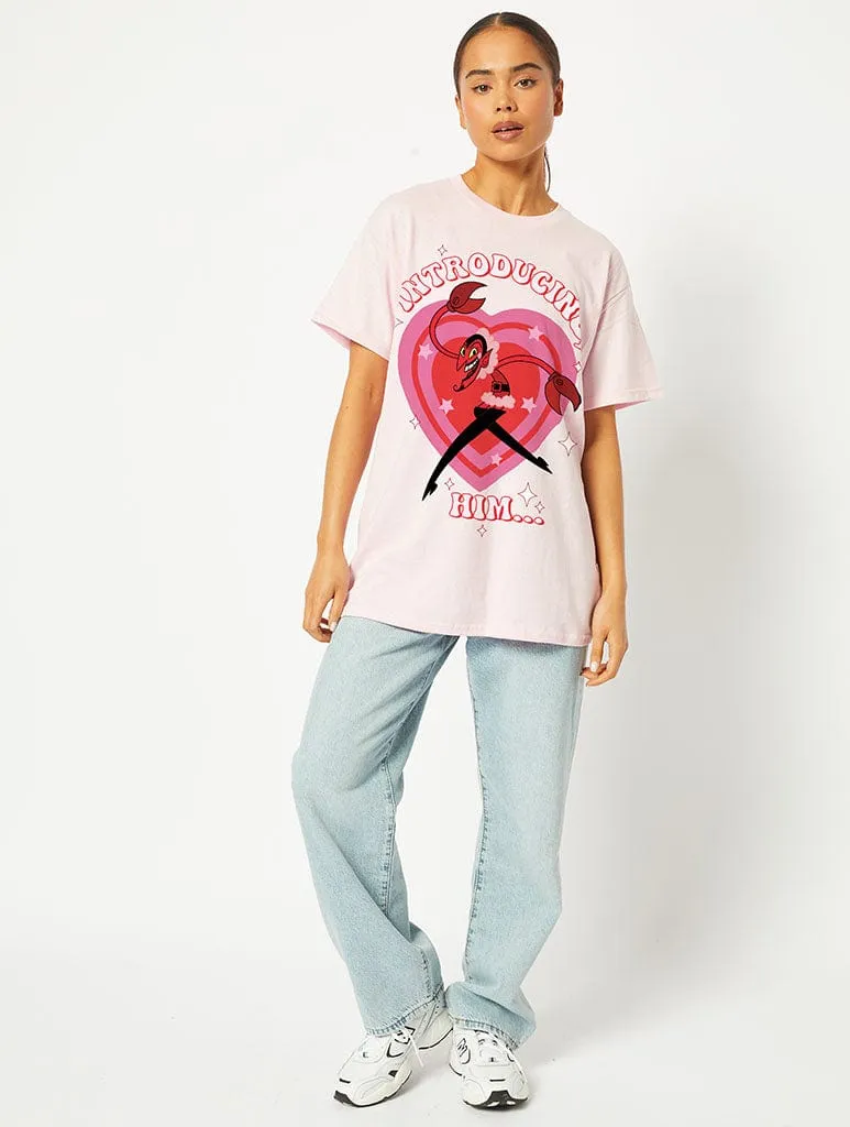 PowerPuff Girls x Skinnydip Him T-Shirt in Pink sold by Skinnydip London product image thumbnail 2