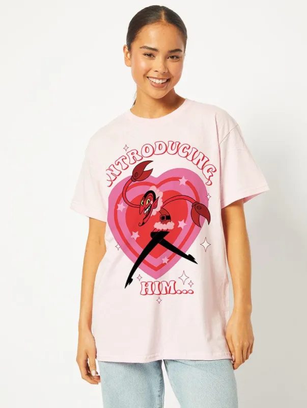 PowerPuff Girls x Skinnydip Him T-Shirt in Pink sold by Skinnydip London