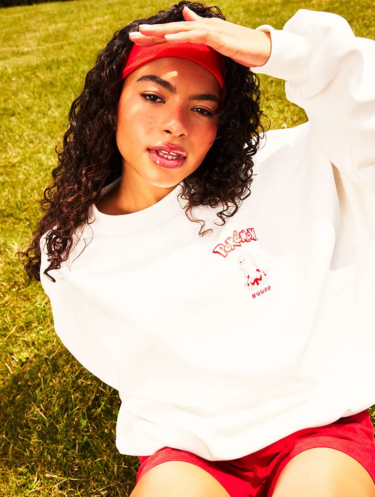 Pokémon #0059 Arcanine Sweatshirt in Ecru sold by Skinnydip London product image thumbnail 2