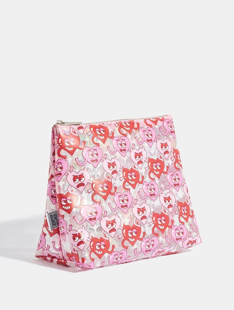 Moody Heart Wash Bag sold by Skinnydip London product image thumbnail 3