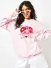 Wallace & Gromit x Skinnydip Gromit Heart Sweatshirt In Pink sold by Skinnydip London