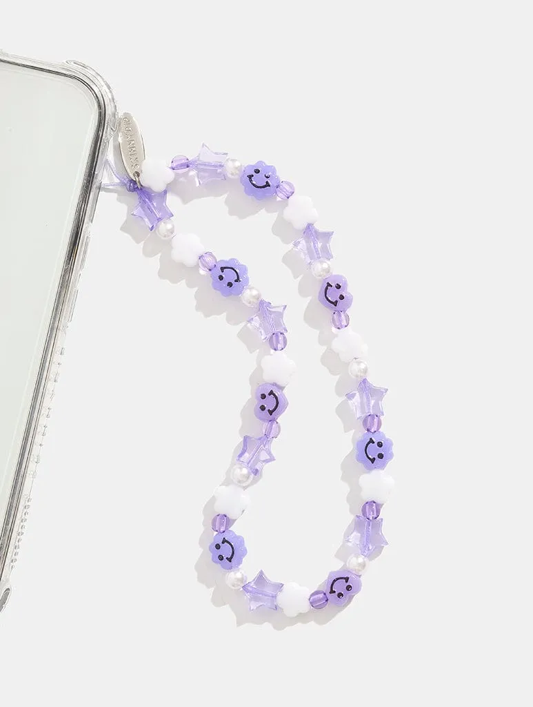 Lilac Happy Face Beaded Strap sold by Skinnydip London product image thumbnail 2