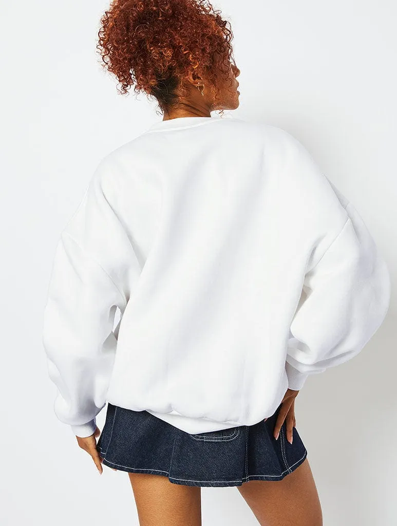 Barbie x Skinnydip Beverley Hills Sports Club Sweatshirt sold by Skinnydip London product image thumbnail 2