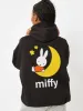 Miffy x Skinnydip Hoodie In Black sold by Skinnydip London