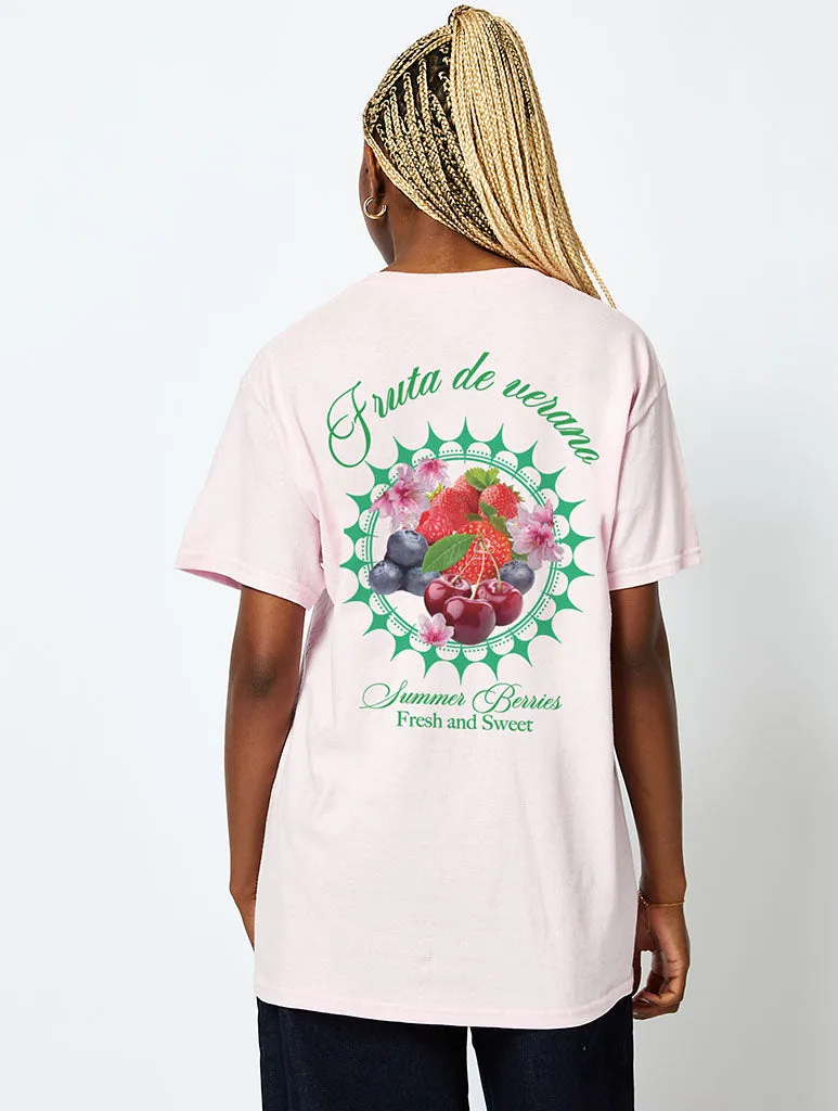 Fresh Fruit T-Shirt in Pink sold by Skinnydip London