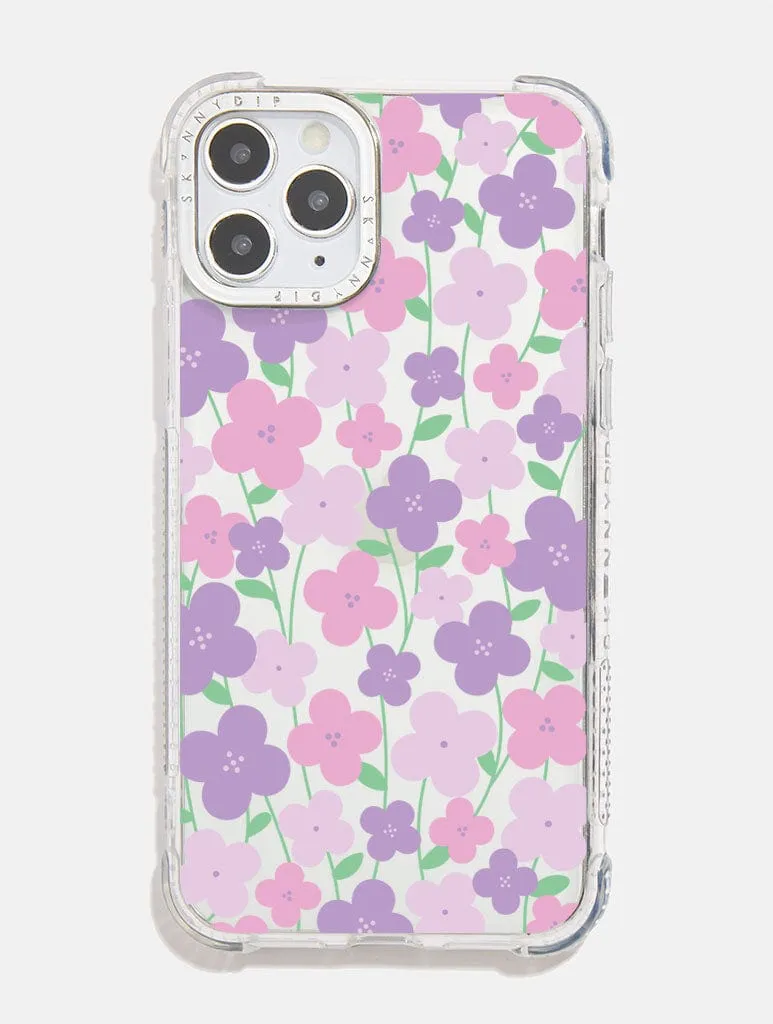 Purple Blooms Shock iPhone Case sold by Skinnydip London