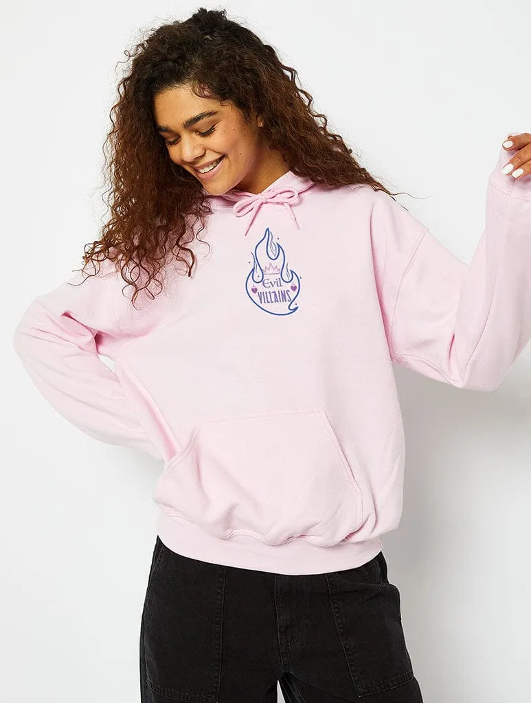 Disney Villains Hoodie in Pink sold by Skinnydip London product image thumbnail 2
