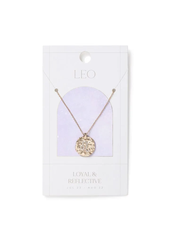 Liars & Lovers Leo Horoscope Ditsy Neclace sold by Skinnydip London