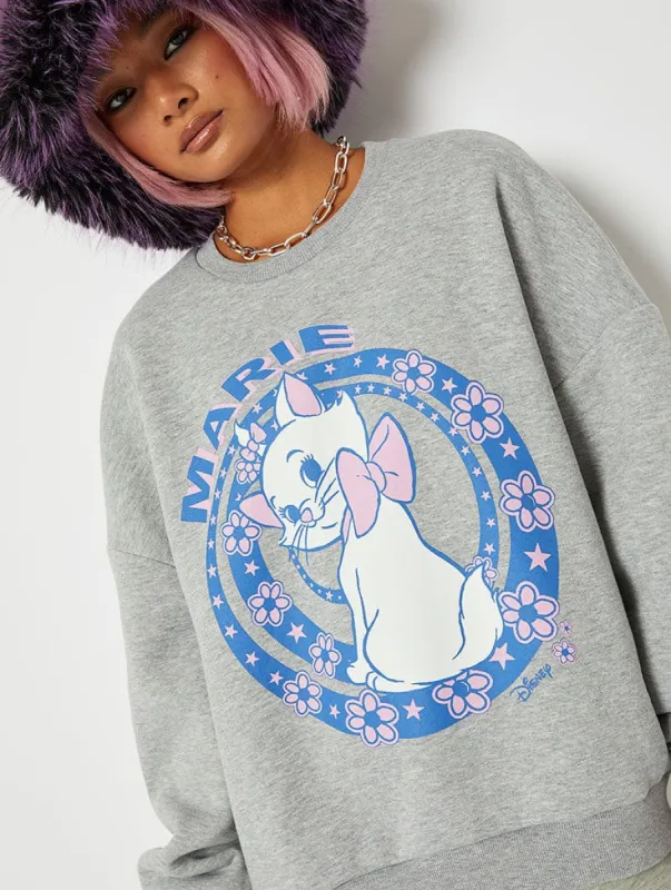 Disney Marie Graphic Sweater sold by Skinnydip London