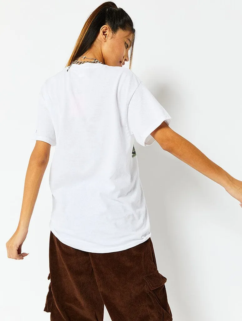 You Can't Sit With Us Kitten Oversized T-Shirt sold by Skinnydip London product image thumbnail 4