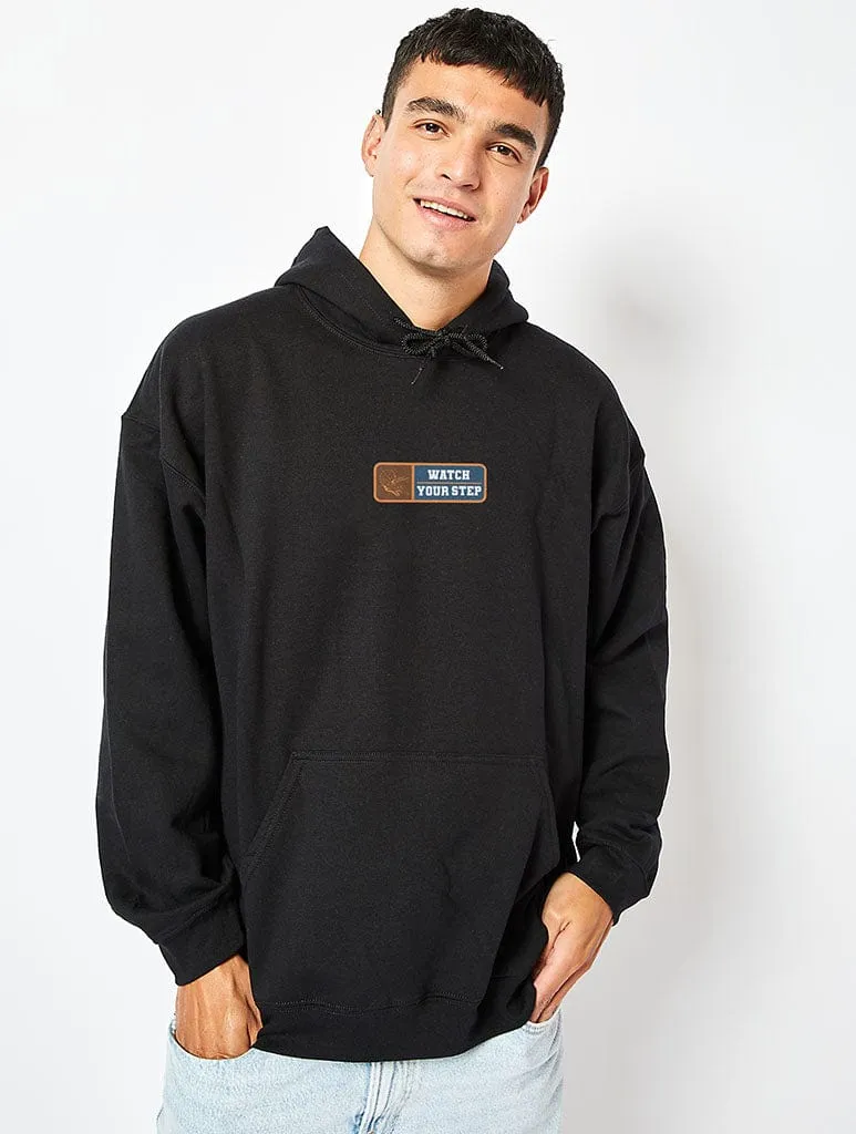 Watch Your Step Hoodie in Black sold by Skinnydip London product image thumbnail 2