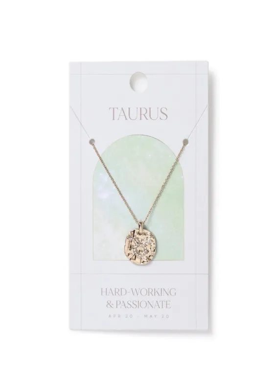 Liars & Lovers Taurus Horoscope Ditsy Necklace sold by Skinnydip London