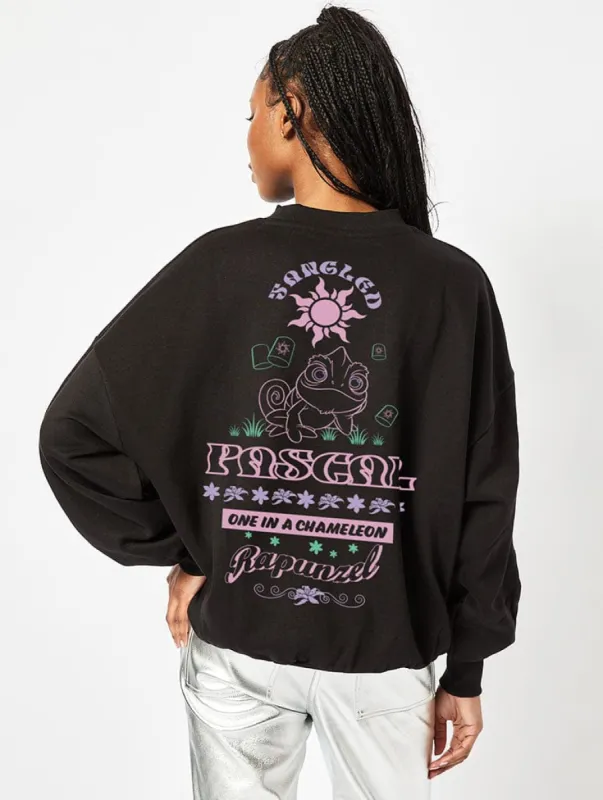 Disney Pascal Sweatshirt in Black sold by Skinnydip London