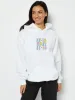 It Is What It Is Hoodie in White sold by Skinnydip London