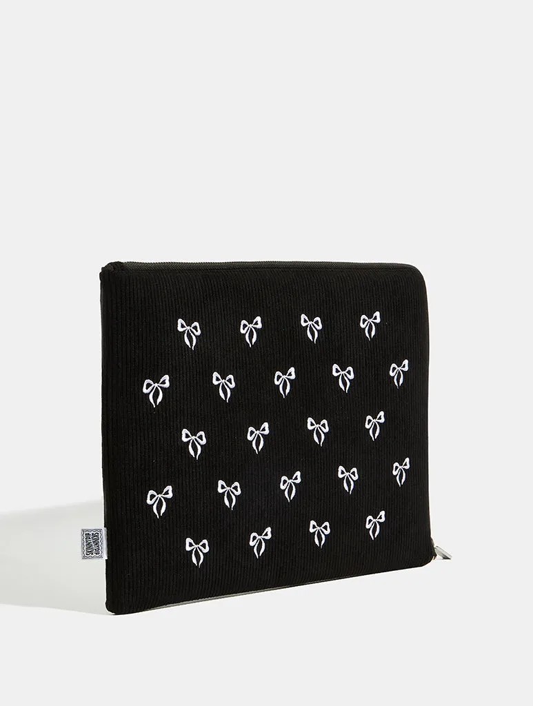 Embroidered Bow Laptop Case sold by Skinnydip London product image thumbnail 3