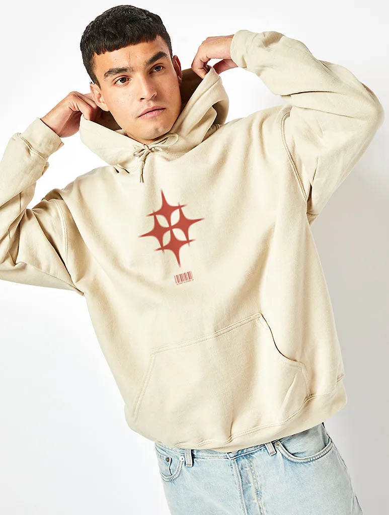 4 Diamonds Hoodie in Sand sold by Skinnydip London