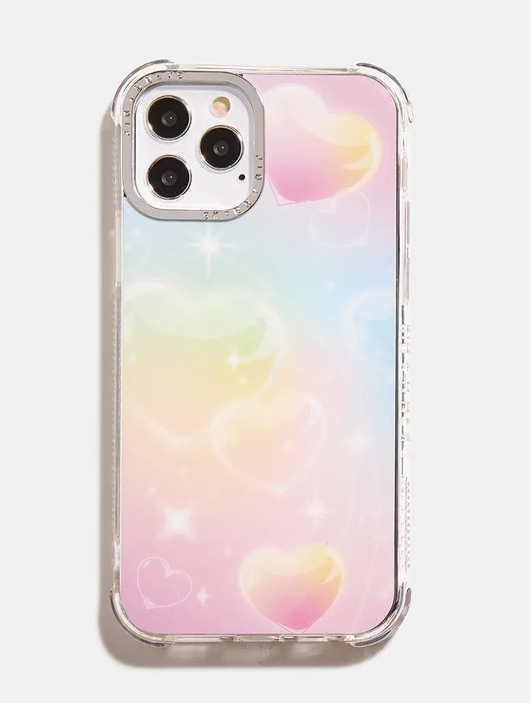 Bubble Heart Shock iPhone Case sold by Skinnydip London