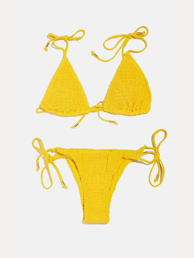 Hawaii Yellow Smock Bikini Bottoms sold by Skinnydip London product image thumbnail 4