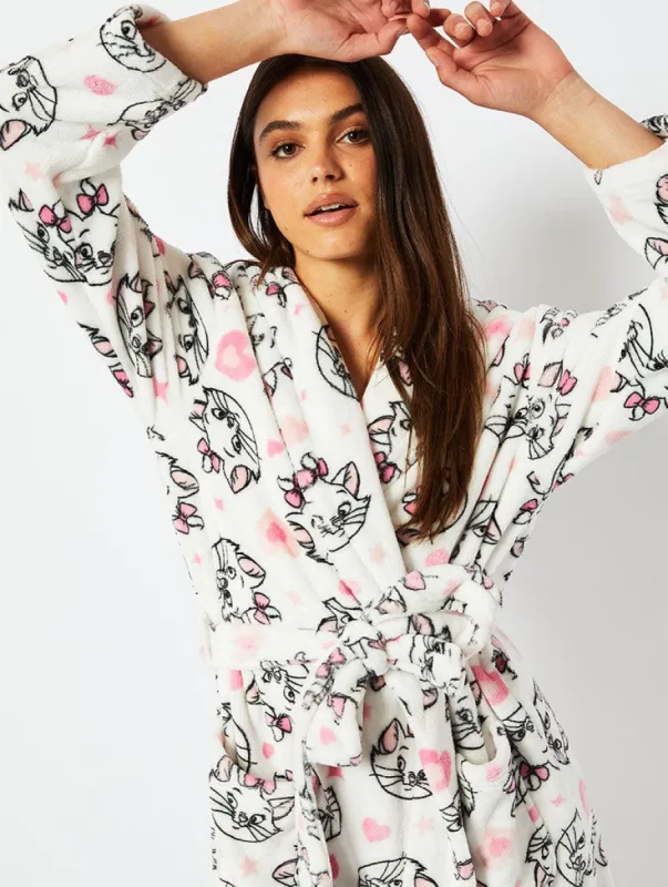 Disney Marie Print Dressing Gown sold by Skinnydip London