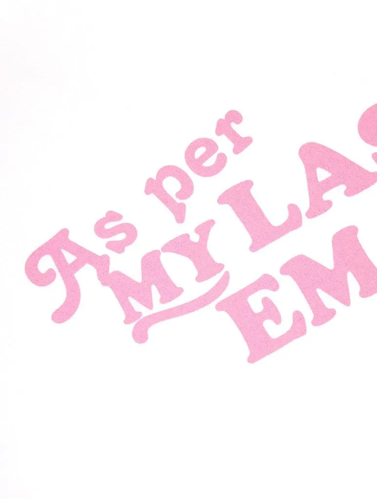 As per White Cropped Sweatshirt sold by Skinnydip London product image thumbnail 2