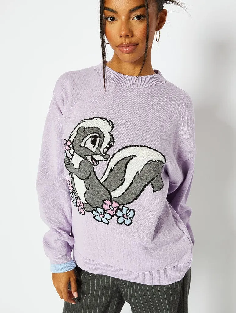Disney Flower Oversized Knit Jumper sold by Skinnydip London product image thumbnail 2