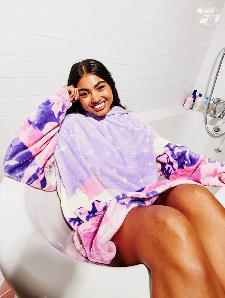 Landscape Fleece Blanket Hoodie sold by Skinnydip London product image thumbnail 2