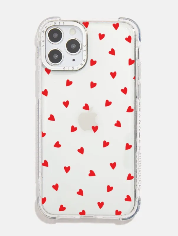 Ditsy Heart Shock iPhone Case sold by Skinnydip London